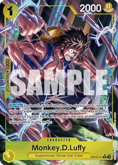 MonkeyDLuffy 111 Parallel Royal Blood One Piece card