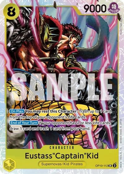 EustassCaptainKid 112 Royal Blood One Piece card