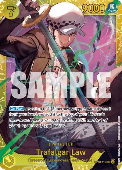 Trafalgar Law 119 Royal Blood One Piece card