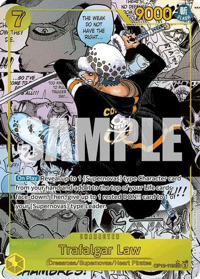 Trafalgar Law 119 Manga Royal Blood One Piece card