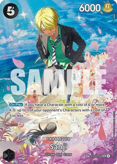 Sanji SP Royal Blood One Piece card