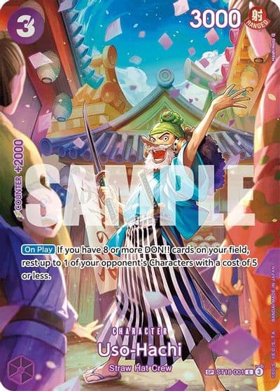Uso Hachi SP Royal Blood One Piece card