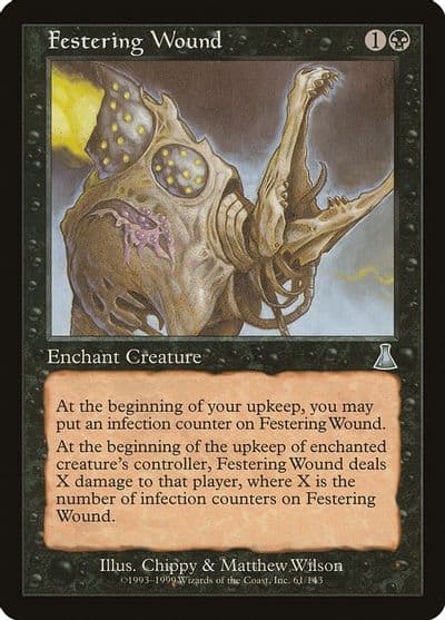 Festering Wound Urza's Destiny Magic card