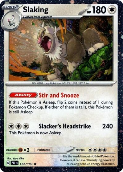 Slaking (Cosmos Holo) Miscellaneous Cards & Products Pokemon card