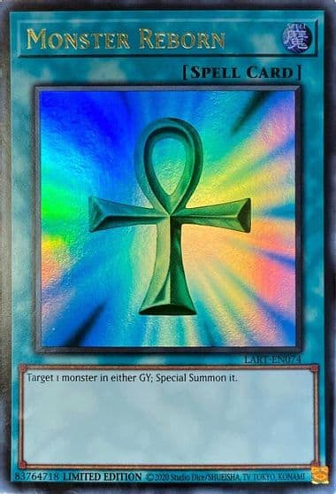 Monster Reborn LART EN074 The Lost Art Promotion Yu-Gi-Oh! card