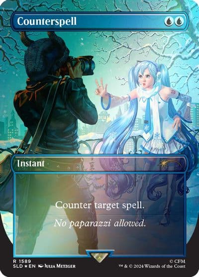 Counterspell 1589 Rainbow Foil Secret Lair Drop Series Magic card