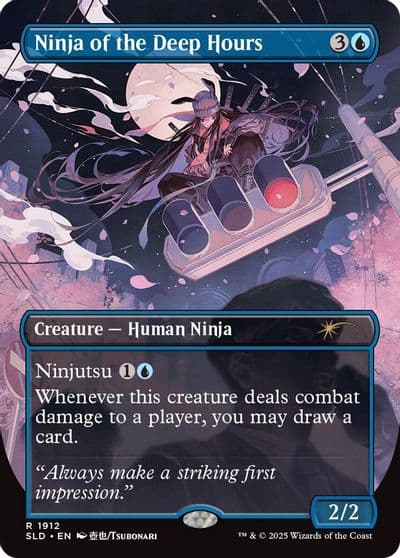Ninja of the Deep Hours Secret Lair Drop Series Magic card