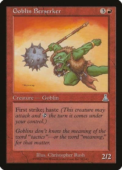 Goblin Berserker Urza's Destiny Magic card