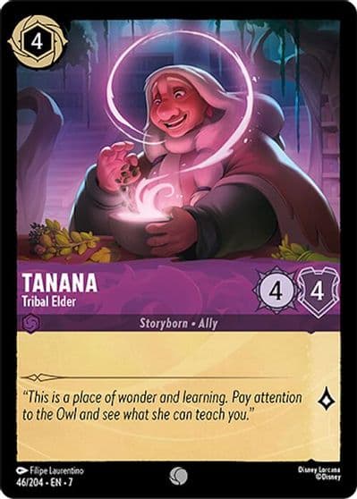 Tanana Tribal Elder Archazia's Island Lorcana card