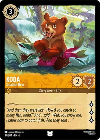 Koda Smallish Bear Archazia's Island Lorcana card