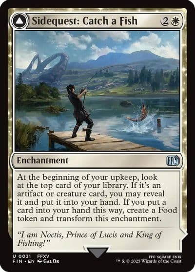 Sidequest Catch a Fish FINAL FANTASY Magic card