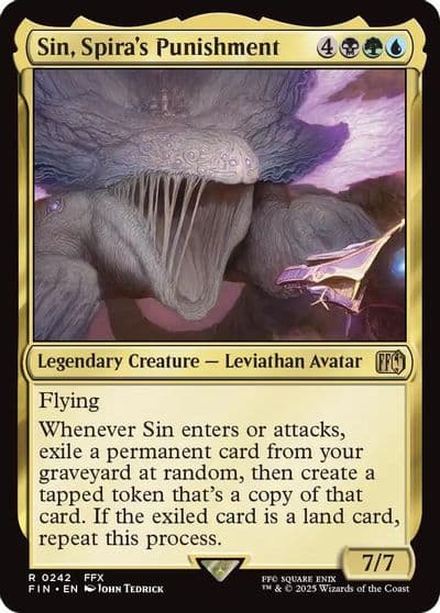 Sin Spiras Punishment FINAL FANTASY Magic card