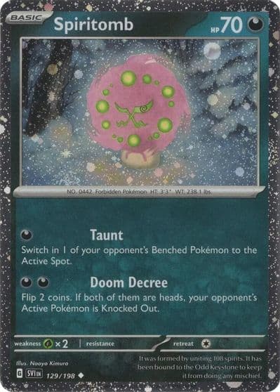 Spiritomb (Cosmos Holo) Miscellaneous Cards & Products Pokemon card