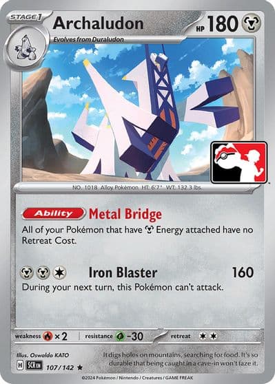 Archaludon Prize Pack Series Cards Pokemon card