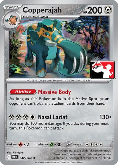 Copperajah Prize Pack Series Cards Pokemon card