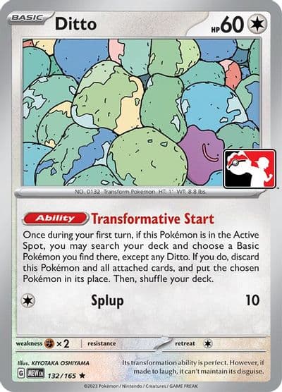 Ditto Prize Pack Series Cards Pokemon card
