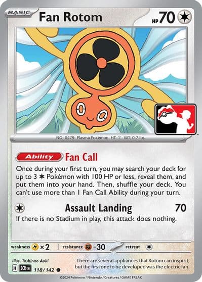 Fan Rotom Prize Pack Series Cards Pokemon card