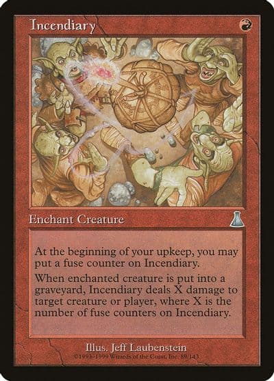 Incendiary Urza's Destiny Magic card