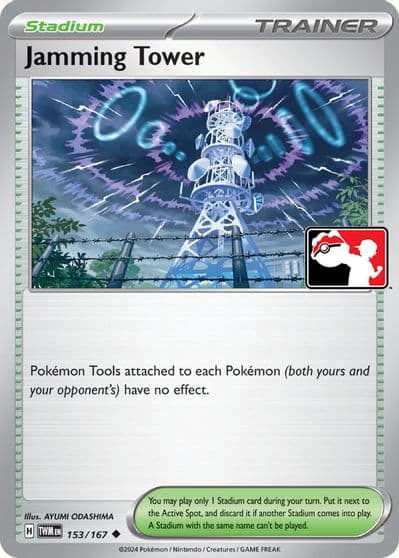 Jamming Tower Prize Pack Series Cards Pokemon card