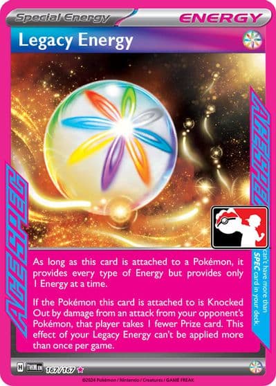 Legacy Energy Prize Pack Series Cards Pokemon card