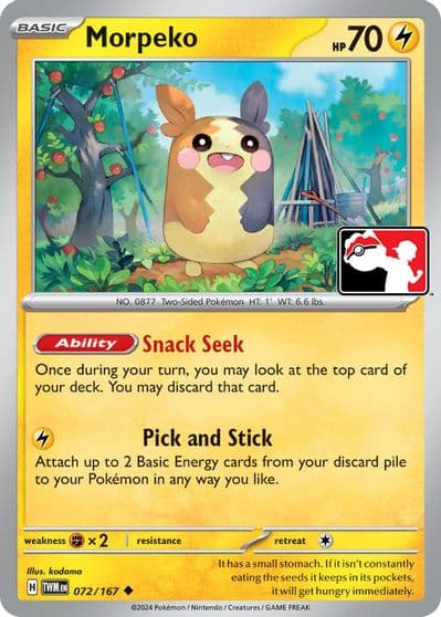 Morpeko - 072-167 Prize Pack Series Cards Pokemon card