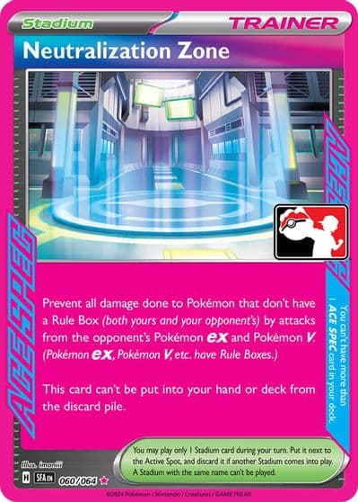 Neutralization Zone Prize Pack Series Cards Pokemon card