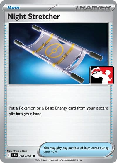 Night Stretcher Prize Pack Series Cards Pokemon card