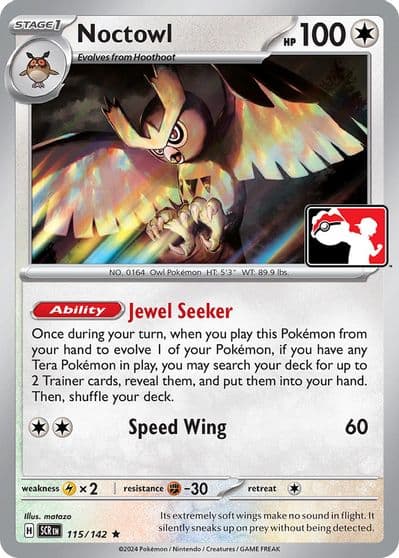 Noctowl Prize Pack Series Cards Pokemon card