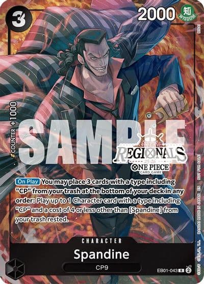 Spandine Offline Regional Participation Pack 2025 Vol1 One Piece Promotion Cards One Piece card