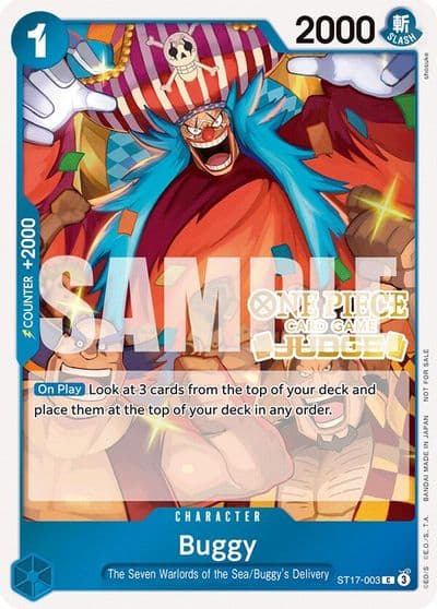 Buggy Judge Pack Vol 5 One Piece Promotion Cards One Piece card