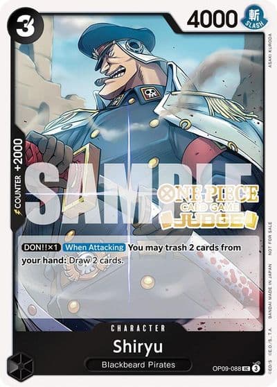 Shiryu Judge Pack Vol 5 One Piece Promotion Cards One Piece card