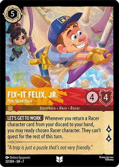 Fix It Felix Jr Pint Sized Hero Archazia's Island Lorcana card