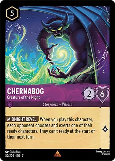 Chernabog Creature of the Night Archazia's Island Lorcana card