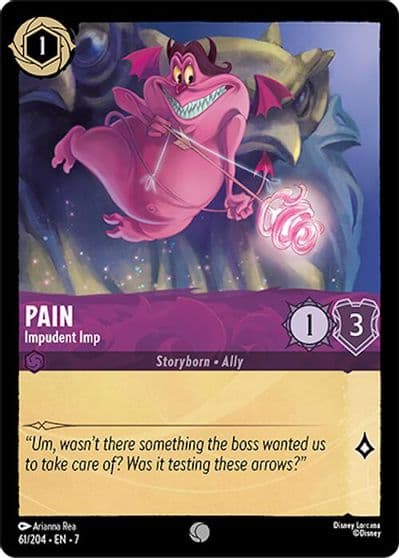 Pain Impudent Imp Archazia's Island Lorcana card