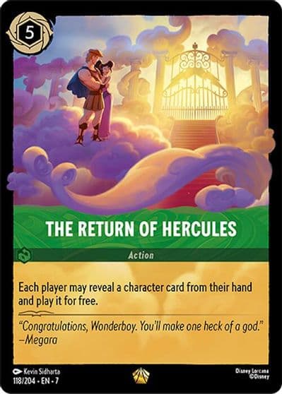 The Return of Hercules Archazia's Island Lorcana card