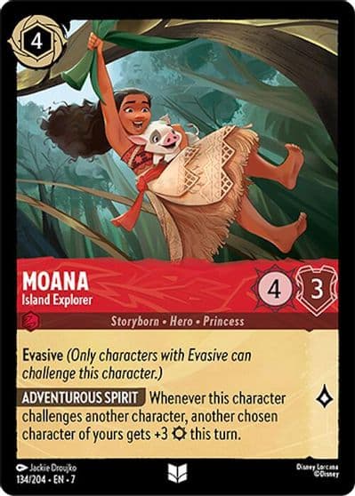 Moana Island Explorer Archazia's Island Lorcana card
