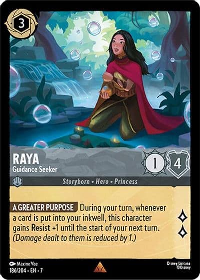 Raya Guidance Seeker Archazia's Island Lorcana card