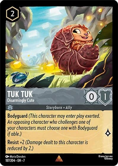 Tuk Tuk Disarmingly Cute Archazia's Island Lorcana card