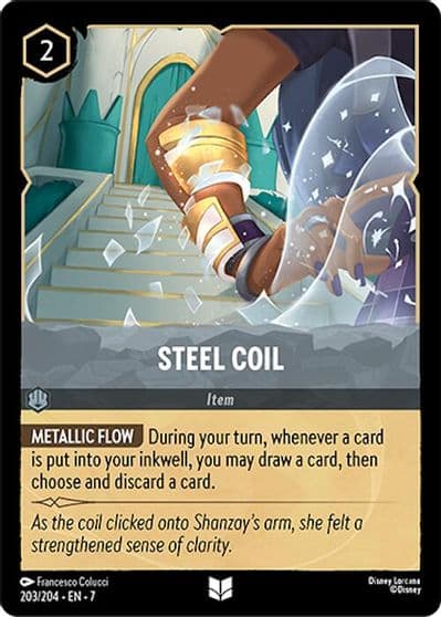 Steel Coil Archazia's Island Lorcana card