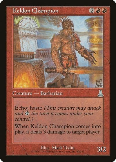 Keldon Champion Urza's Destiny Magic card
