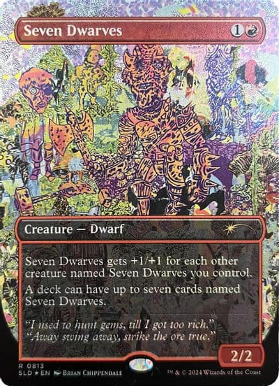Seven Dwarves 0813 Secret Lair Drop Series Magic card