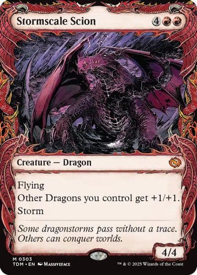 Stormscale Scion Showcase Tarkir: Dragonstorm Magic card