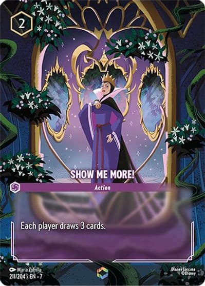 Show Me More Enchanted Archazia's Island Lorcana card