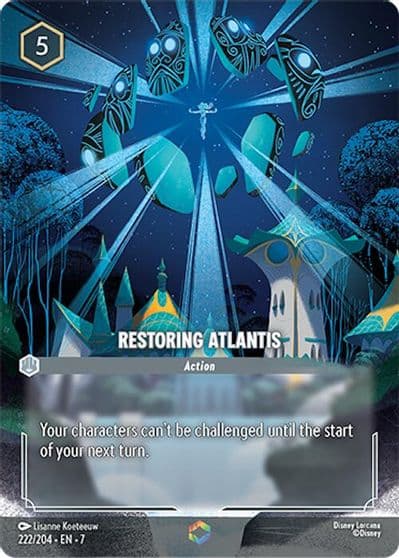 Restoring Atlantis Enchanted Archazia's Island Lorcana card