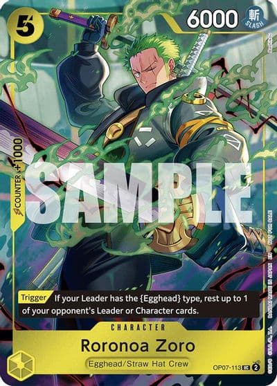 Roronoa Zoro One Piece Day Dallas 2025 One Piece Promotion Cards One Piece card