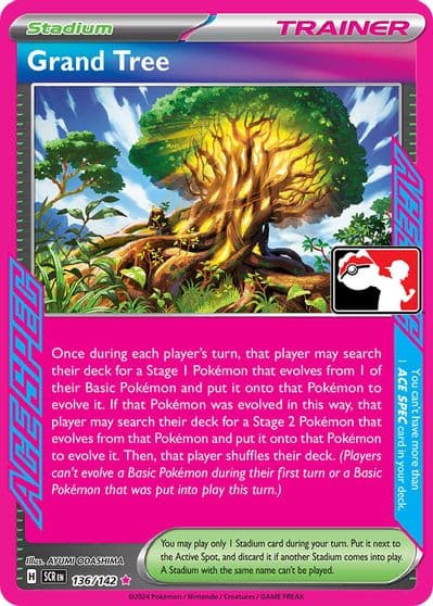 Grand Tree Prize Pack Series Cards Pokemon card