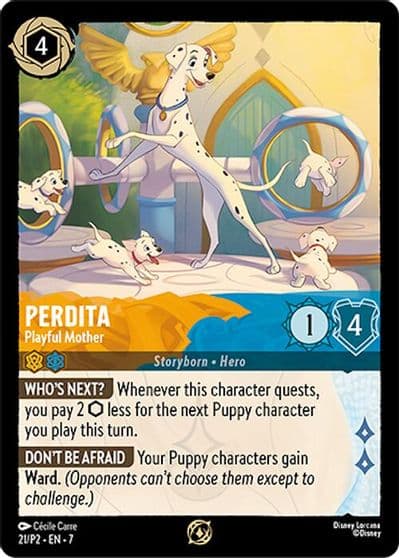 Perdita Playful Mother Disney Lorcana Promo Cards Lorcana card