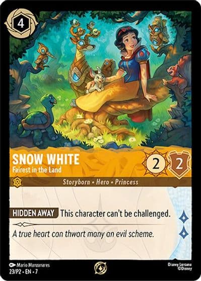 Snow White Fairest in the Land Disney Lorcana Promo Cards Lorcana card