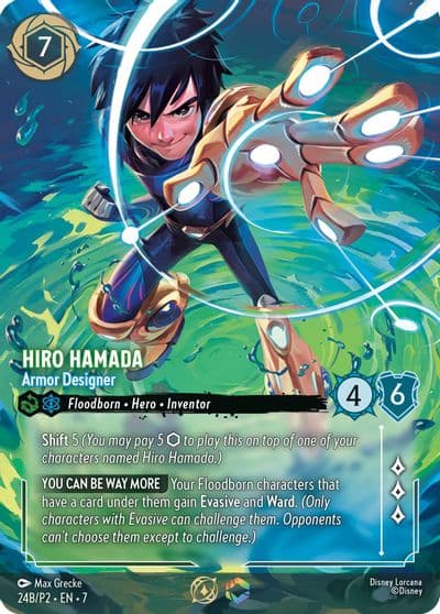 Hiro Hamada Armor Designer Store Championship Disney Lorcana Promo Cards Lorcana card