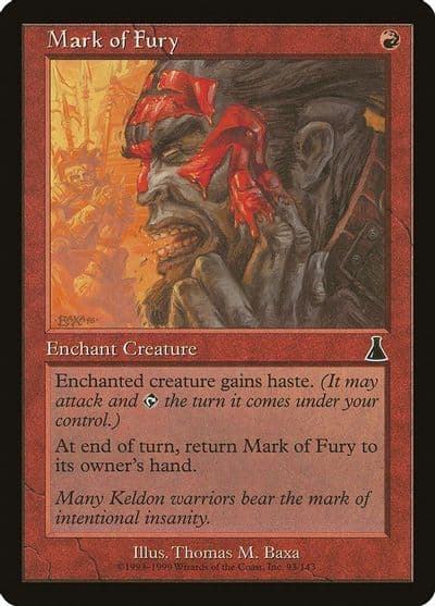Mark of Fury Urza's Destiny Magic card